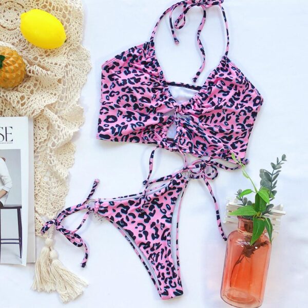 Leopard Print Bikini Swimwear