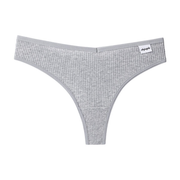 ALLMIX-2021-New-Sexy-Women-s-Cotton-Thongs-Low-Waist-G-String-Underwear-Seamless-Sport-Panties-4 Cotton Thongs