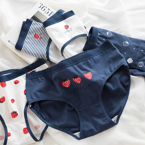 Strawberry Cotton Panties