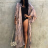 Tie Dye Kimono Cover Up
