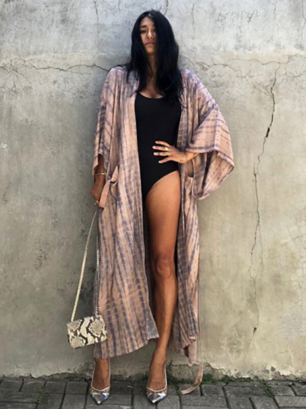 Tie Dye Kimono Cover Up