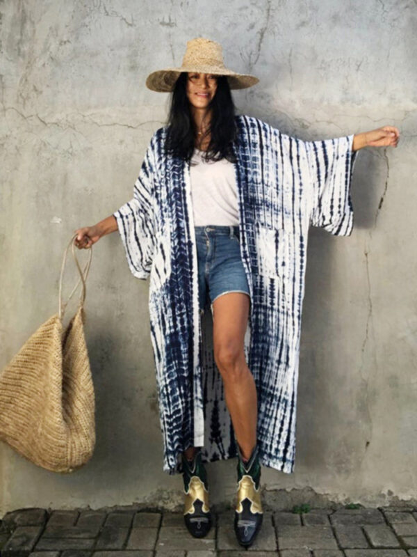 Tie Dye Kimono Cover Up