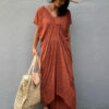 Bikini-Cover-Up-Women-Summer-Beach-Dress-Tunic-2022-New-Leopard-Printed-Boho-Kaftan-Swimsuit-Outfits-1 Leopard Print Kaftan
