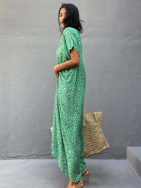 Bikini-Cover-Up-Women-Summer-Beach-Dress-Tunic-2022-New-Leopard-Printed-Boho-Kaftan-Swimsuit-Outfits-3 Leopard Print Kaftan