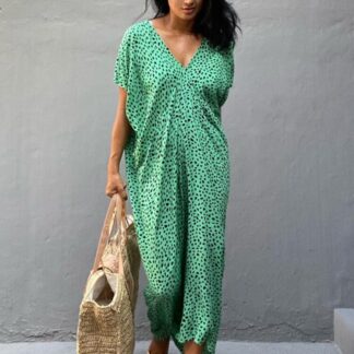 Leopard Print Kaftan