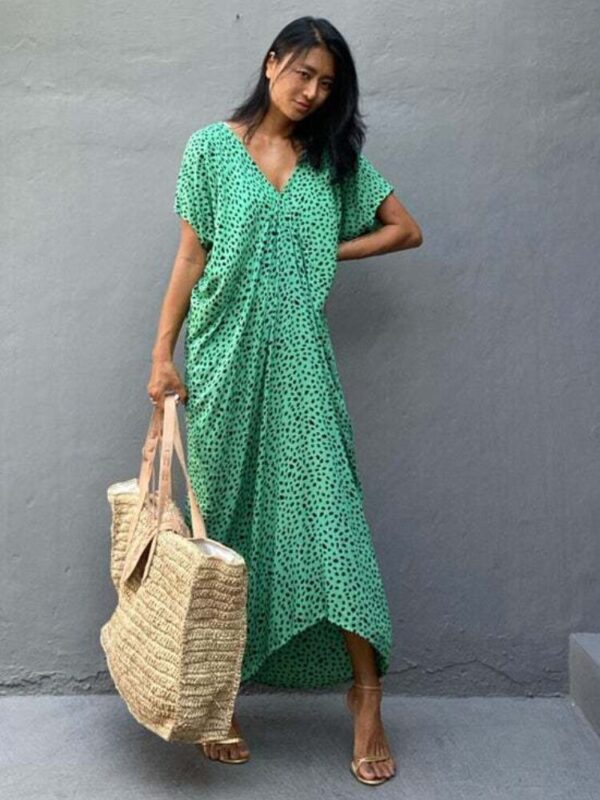 Bikini-Cover-Up-Women-Summer-Beach-Dress-Tunic-2022-New-Leopard-Printed-Boho-Kaftan-Swimsuit-Outfits-5 Leopard Print Kaftan