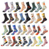 Cotton-Casual-Socks-Men-Women-Winter-Retro-Art-Flowers-Plant-Oil-Painting-Funny-Happy-Male-Calcetines-1 Winter Casual Socks