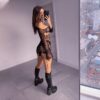 Ellolace-Sensual-Lingerie-Dress-Woman-Negligee-See-Through-Nightgown-Erotic-Hot-Nightwear-Cut-Out-Long-Sleeve-5 Sexy Babydoll