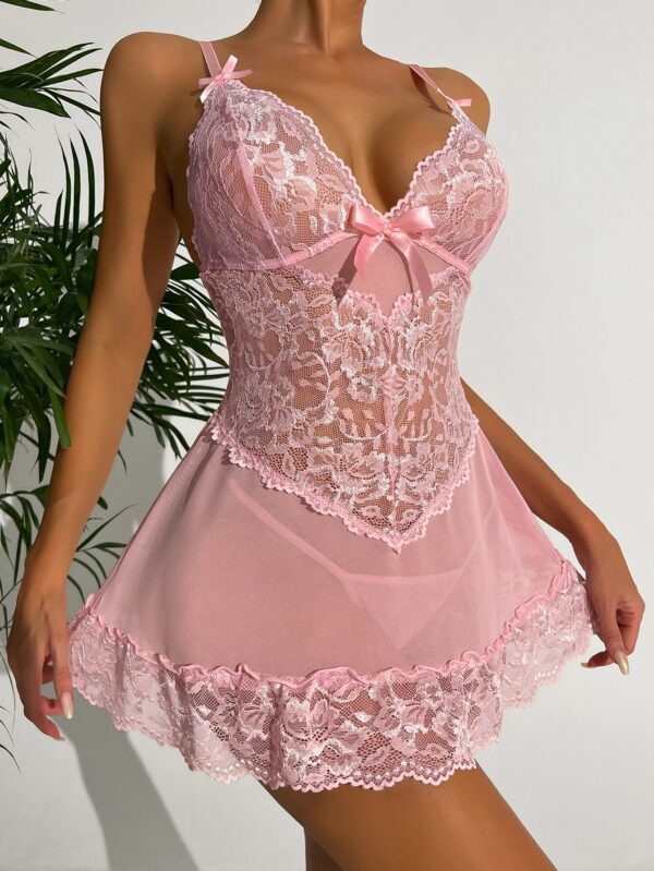 Ellolace-Sexy-Women-s-Nightwear-Sex-Lace-Night-Dress-Lingerie-See-Through-Sleepwear-Nighty-For-Ladies-1 Romantic Nightie