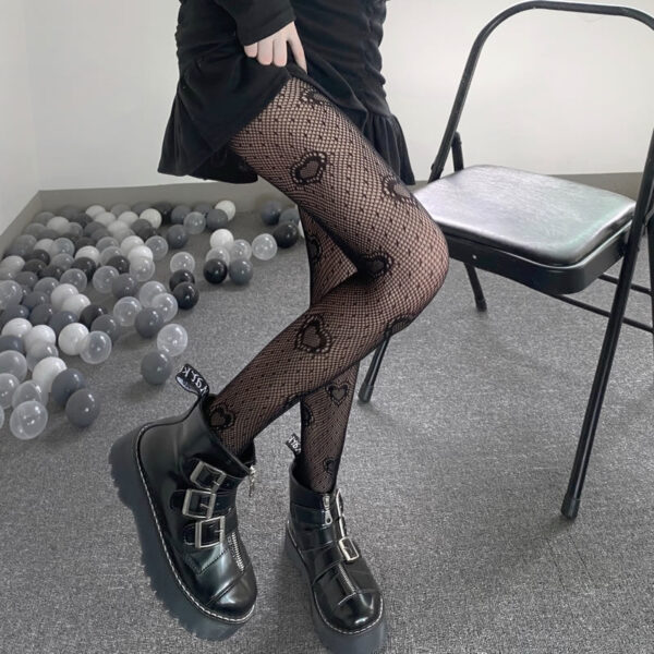 Heart Flower Tights