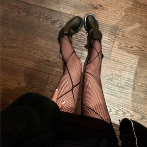 Japanese-Style-Women-s-Tights-Summer-Nylon-Print-Stocking-Sexy-Lingerie-Gothic-Hosiery-Seamless-Fishnet-Mesh Plaid Print Tights