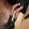 Japanese-Style-Women-s-Tights-Summer-Nylon-Print-Stocking-Sexy-Lingerie-Gothic-Hosiery-Seamless-Fishnet-Mesh-5 Plaid Print Tights
