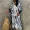 Tie Dye Printed Kaftan