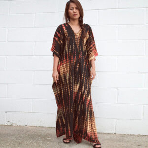 print-kaftan-dress