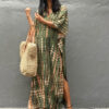 Tie Dye Printed Kaftan