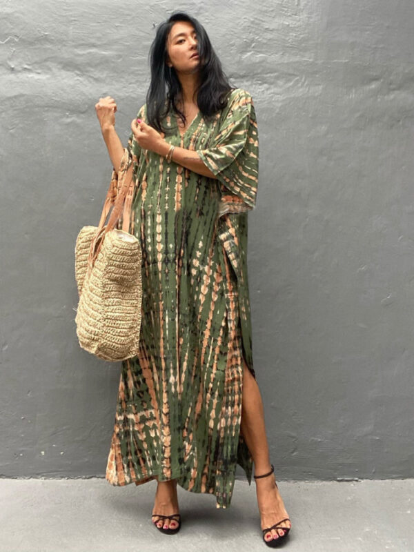 Tie Dye Printed Kaftan