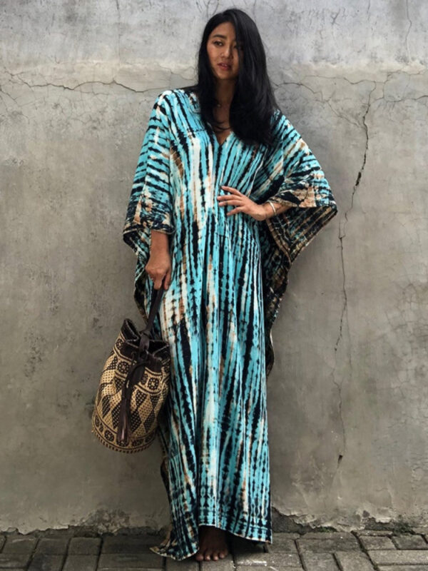 Tie Dye Printed Kaftan