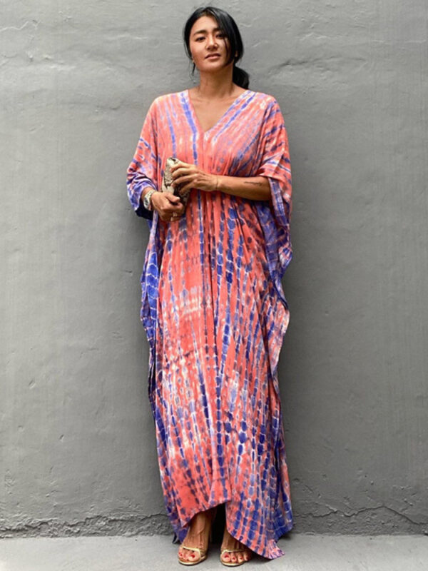 Tie Dye Printed Kaftan