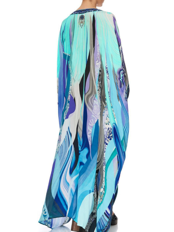 Kaftans-for-Women-Printed-Beach-Cover-Ups-Summer-Swimsuit-2022-New-Swimwear-Bathing-Suits-Pareo-Factory-3 Printed Kaftan Beach Cover Up