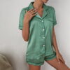 Striped Silk Pajamas