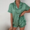 Striped Silk Pajamas