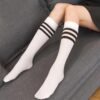 knee-striped-white