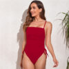 Solid Bodysuit Swimwear