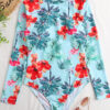 Floral Long-Sleeve Swimsuit