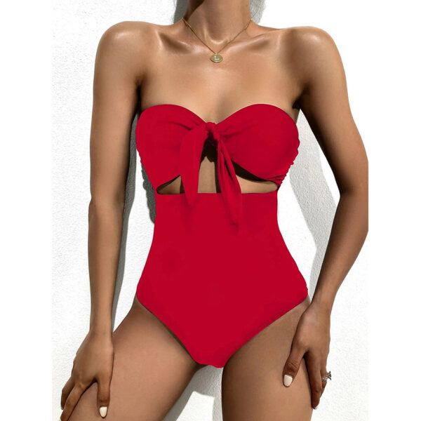 Off Shoulder One Piece Swimsuit