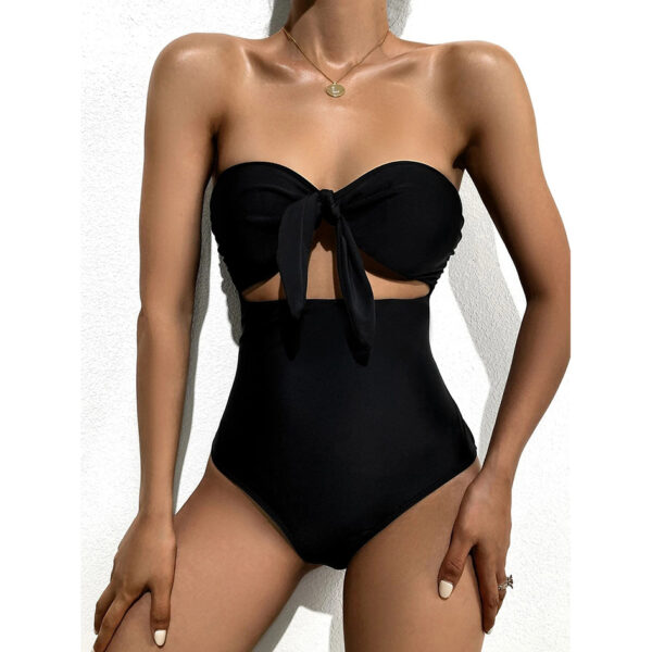 Off Shoulder One Piece Swimsuit