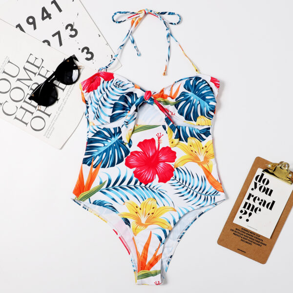 Off Shoulder One Piece Swimsuit