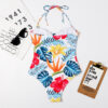 Off Shoulder One Piece Swimsuit