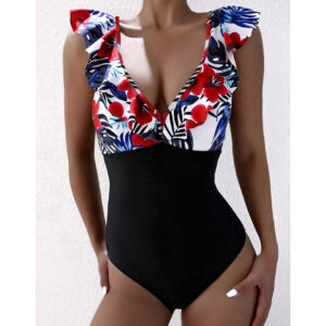 Ruffle One Piece Swimsuit