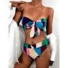 Sexy-Swimsuit-Women-s-Swimwear-High-Waist-Bikini-2021-Bow-knot-High-Leg-Bikinis-Set-Swimming-3 Bow-knot Bikini Set