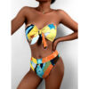 Sexy-Swimsuit-Women-s-Swimwear-High-Waist-Bikini-2021-Bow-knot-High-Leg-Bikinis-Set-Swimming-4 Bow-knot Bikini Set