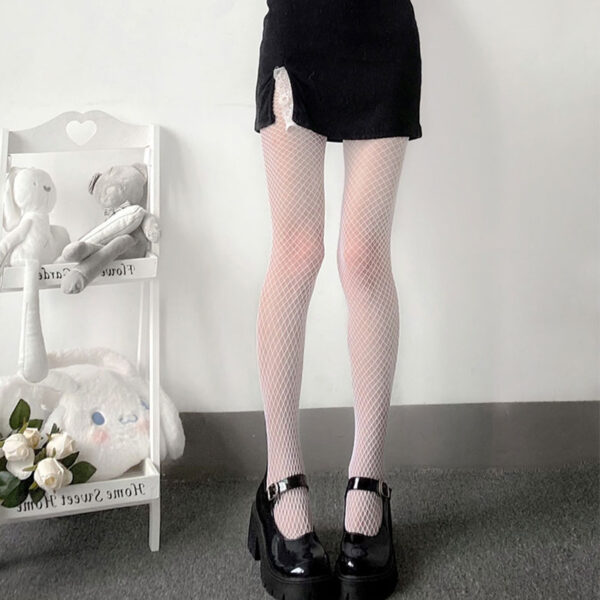 Sexy-Women-High-waist-fishnet-stocking-club-tights-panty-knitting-net-pantyhose-mesh-lingerie-Anime-Lolita-4 High Waist Fishnet Tights