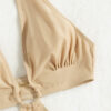 Lace Up Backless One-Piece Swimsuit