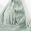 Solid-Shirring-Ruffle-One-piece-Swimsuit-Sexy-Deep-V-neck-Backless-Cross-Swimwear-Monokini-2022-Summer-4 Ruffle One-Piece Swimsuit