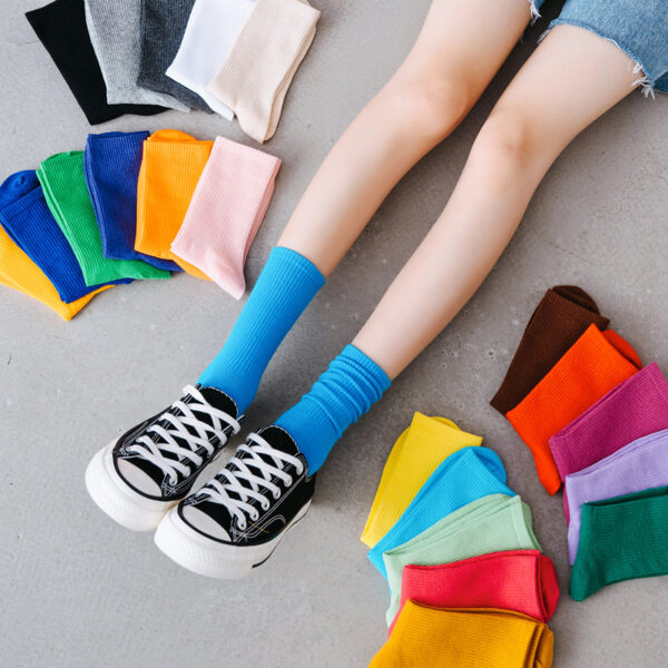 Cotton Stripe Socks