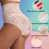 Women-s-Panties-Sexy-Lace-Ladies-High-Waist-Briefs-Tanga-Lingerie-Femme-G-String-Plus-Size-3 High-Waist Brief