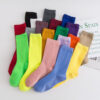women-Autumn-Winter-Socks-Cotton-Stripe-Warm-Comfortable-Men-Long-Sock-Soft-Breathable-Solid-color-Male Cozy Stripe Winter Socks