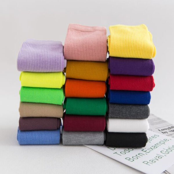 women-Autumn-Winter-Socks-Cotton-Stripe-Warm-Comfortable-Men-Long-Sock-Soft-Breathable-Solid-color-Male-2 Cozy Stripe Winter Socks