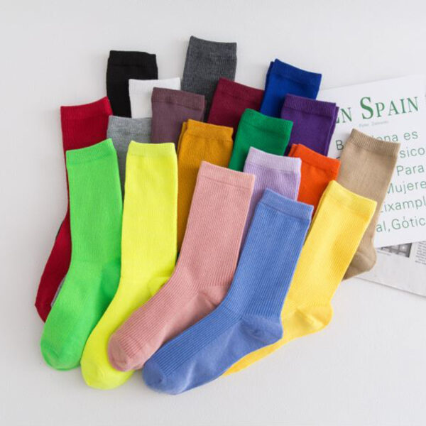 women-Autumn-Winter-Socks-Cotton-Stripe-Warm-Comfortable-Men-Long-Sock-Soft-Breathable-Solid-color-Male Cozy Stripe Winter Socks
