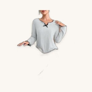 12040-ribbed-long-sleeve-pajama-set-hero-1600x1600 Ribbed Long-Sleeve Pajama Set