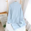 Simple Long-Sleeve Pajama Set