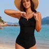 Black One-Piece Swimsuit