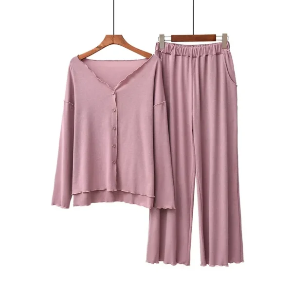 Soft Cardigan Pajama Set