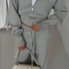 kf-S4def68fd12cb400489d8258eb3fad110D Soft Knit Cardigan Set