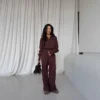 kf-S4fffdd2bdf89494c8ee4c84e50e9a357e Soft Knit Cardigan Set