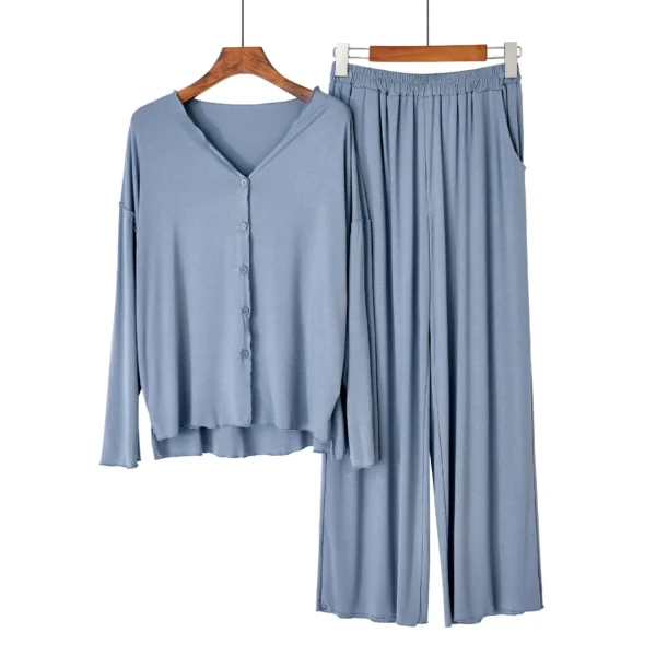 Soft Cardigan Pajama Set